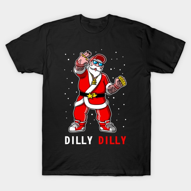 Dilly Dilly Santa Claus Hipster T-Shirt by albertocubatas